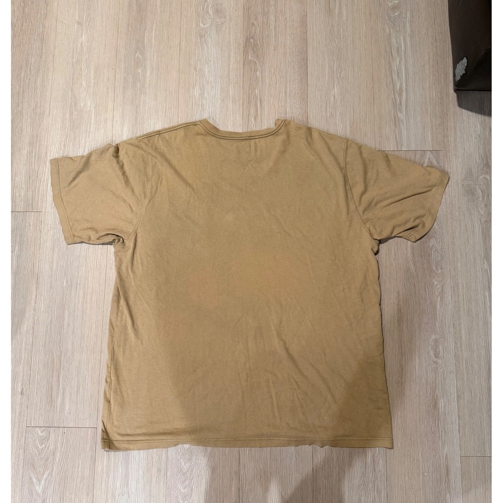 Carhartt Mens Loose Fit Heavyweight Pocket T-Shirt Tan Khaki XL Tall K87 - Picture 4 of 4